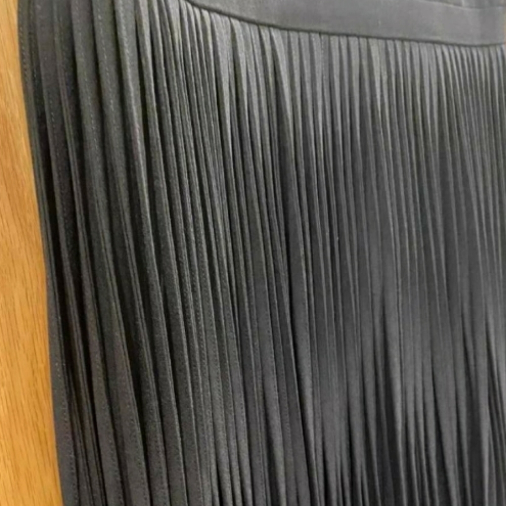 Halston Heritage Fringed Crepe Mini Dress - Picture 5 of 11